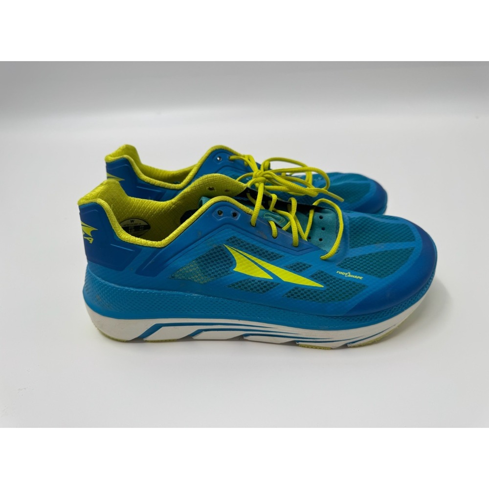 Altra Duo Women's Blue Neon Yellow Running Shoes – Size US 10